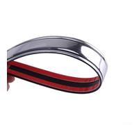 4PCS Chrome Car Bumper Corner Protector Covers 23x405mm Flexible Glue Anti-Scratch Trim Accessories with Double-Sided Tape for Front and Rear Vehicle Guards, Si