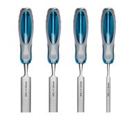 4pcs Chrome Vanadium Steel DIY Projects Blade Guards Included Heat-Treated Blades Carving Tools for Wood