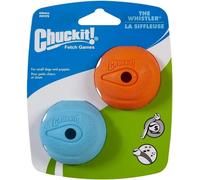 4PCS Chuckit Interactive Play Ball Dog Toy Whistler Noise Durable Rubber Small