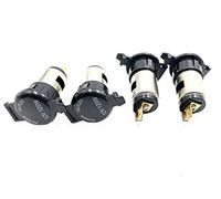 4pcs Cigarette Lighter Socket plug adapter,12V 120w Cigarette Lighter Splitter Power Outlet Parts for Tractor Car Motorcycle Boat