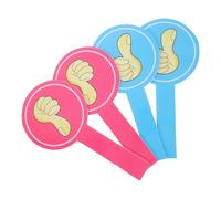 4pcs Classroom Voting Paddle Foam Board Teacher Judging Board