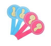 4pcs Classroom Voting Paddle Judging Board Foam Board