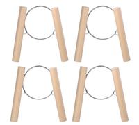 4Pcs Clay Cutters with Wood Handle, Easy to Use Wire Cutting Tools, Portable Clay Sculpting Tool for Dough Cutting Trimming Sculpting Carving Pottery Tools