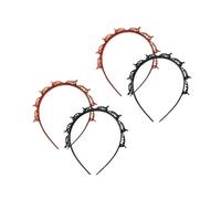 4Pcs Clip Headbands, Twist And Clip Headband | Double Bangs Hairstyle Hairpin, Toothed Braid Tool Professional Weave Bangs Clip For Styling & Comfort For Women Girls