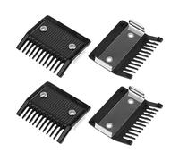 4PCS Clipper Attachment Comb No.1 3mm, Metal Back Guide Comb for Hair Clippers - Precision Cutting for Barber & Home Use