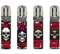 4Pcs Clipper Lighters Multipack Lighter Gas Designer Collectible gas lighter, LIMITED EDITION Design Replaceable Flint and Steel Lighter, Cool Lighters Novelty Lighters NO FUEL