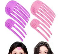 4Pcs Clips for Hair Volume,Ha-ir Root Clips,Hai-r Clips For Girls,Wind Shaping Styling Combs Volu-me C-lip for Hairline,Hair Volume Clips For Roots,Lifting Instant Hair Clips Without Damaging