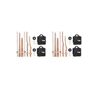 4Pcs Clock Movement Mechanism with 12 Inch Walnut Hands Clock Kit Mechanism for DIY Wall Clock Repair Parts Replacement