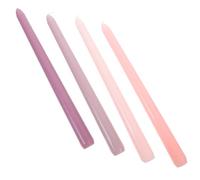4pcs CM Taper Candles Four Pack Paraffin for Wedding Table Decoration | Gentle Candlelight, Romantic Party Decor, Simple European Style, Birthday Tables, Women and Friends