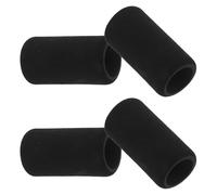 4pcs Co2 Cartridge Sleeve Thickened Sponge Insulated Protector | Anti-freeze Insulation with Textured Surface, High-resilience Foam, Snug-fit Design, Black Colour for Commuter Bike