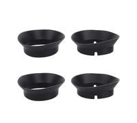 4PCS Coffee Grinder Gasket, Black Silicone Bean Bin Gasket Seals Replacement Ring for Electric Conical Burr Coffee Grinder