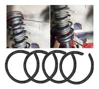 4PCS Coil Spring Rubber Sleeve Car Truck Offroad Suspension Noise Reducer | Effective suspension noise reduction,reduce metal friction,shock absorbing buffer,durable rubber material,easy fit