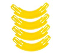 4PCS Color Race Track Connectors for Car Multiple Car Racing Set and 90 Degree Curves Design Easy to Use Race Accessories