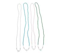 4pcs Colorful Bead Waist Chain Butterfly Body Chain for Women for Beach Parties Dance Events and Casual Wear Versatile Fashion Jewelry