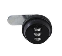 4pcs Combination Cabinet Lock 20mm Zinc Alloy Password Locks Security Home Cam Lock for Mailbox Cabinet Door for Cabinet Deposit Box(Black)