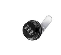 4pcs Combination Cabinet Lock 30mm Zinc Alloy Password Locks Security Home Automation Cam Lock for Mailbox Cabinet Door for Cabinet Deposit Box(Black 30mm)