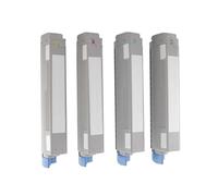4Pcs Compatible,Compatible For OKI, C831 C841 Toner,Compatible For Okidata, C831n C831dn C831cdtn C841cdtn Printer Cartridge 44844505 44844512(44844509 10 11 12)