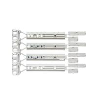 4PCS, Compatible For Electrolux/Siemens/Bosch,built-in Fridge Door Slide Rail Mounting Kit Refrigerator Door Sliding Guide