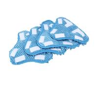 4Pcs Compatible For H2O Steam Mop X5 Pads Washable Reusable Microfiber Cleaning Steamer Replacement Pads For H20 Steam Mop Cleaner