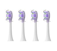 4PCS Compatible for Replacement Brush Heads for Xiaomi Oscillation Electric Toothbrush Pro Mijia MES610 MES609 Head Soft Bristle(Purple)
