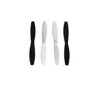 4pcs Compatible Propellers For 3rd Generation Minidrone Models Mambo Swing Paddle Replacement Parts For RC Racing Drone Quadcopter(2PC WHITE 2PC BLACK)