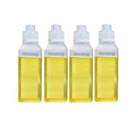 4pcs Condiment Squeeze Bottles For Ketchup Hot Sauce Liquids Oil With Caps For Mustard Salad Dressing Dispenser Clear Plastic Bottles Dressing Container,300/500ml