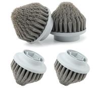 4Pcs Cone Brush Heads,Spin Brush,Tapered Pointed Corner Brush for Cleaning Bathroom Tiles Sink Floor Shower Corner and Edge,Compatible with Power Spin Scrubber