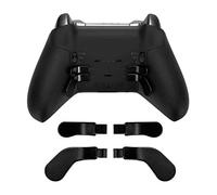 4Pcs Controller Paddles, Stainless Steel Hair Trigger Locks Replacement Parts for Xbox One Elite Series 2 Model 1797 (Black)