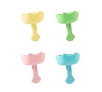 4pcs Convenient Ice Cream Stick Set Lovely Cat Shaped Ice Lollys Holder Colorful Popsicles Protectors for Childrens