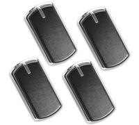 4pcs Cooker Knobs for Belling Cooker Oven Range Stove Hobs Grill Universal Function Control Switch Replacement Hob Knobs Compatible with Models 444449563 444440165 Fsg60d Fsdf60do and More Black