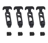4Pcs Cooler Parts Cooler Latches Replacement Rubber Flexible T-Handle Draw Latches (Small)
