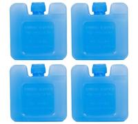 4Pcs Cooler Shock Ice Packs 2.8x2.8x1.2"Reusable Portable Blue Ice Blocks for Cooler for Keeping Food Beverages Cold