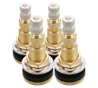 4pcs Copper Tire Valve Stem for Tubeless Vacuum Tyres and Vehicles