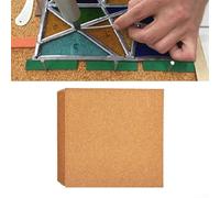 4Pcs Cork Message Board, 12x12 Inch Heat Resistant Work for Stained Glass Projects Electronics Soldering Versatile Insulating Material