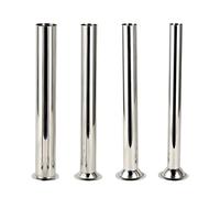 4pcs Corrosions Resistant Sausage Stuffer Filling Tubes with Funnel Restaurant Sausage Machine Accessories Spare Parts User Friendly Stuffer Parts