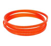 4pcs Cotton Candy Machine Belt Orange Rubber Plastic Quick Replacement | Candy Floss Sugar Drive Part, Smooth Surface without Burrs, for Concession Stands and Home Use