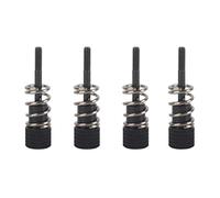 4pcs CPU Water Cooling Block Screws Compatible with 1150 1151 1155 1156, for 775 1366, M3 Thread Aluminum Screws (Black)