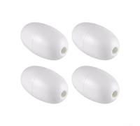4pcs Crab Trap Floats 120mm High-Visibility PP Buoy(white) | High-visibility colors, 120mm height, ideal for crab traps, shrimp nets, quick gear location