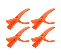 4Pcs Crawfish Peeler Tool Effort Saving Manual Shrimp Shucker Crawfish Sheller Seafood Tool for Household Restaurant (Orange)