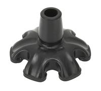 4pcs Crutch Tips Crutches Accessories Cane Tips 6 Pillar Design Nonslip Rubber 19mm Crutch Tips with for Walking Stick Shooting Stick