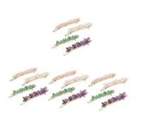 4pcs Crystal Stone Hairpin Hair Accessories for Women Wedding Colorful Hair Clips Hair Pieces for Women Women Hair Clip Hair Barrettes Hair Decor Miss Bangs Metal Crystal Gravel hair ties (Color : As