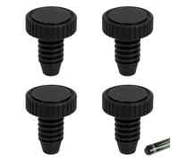 4PCS Cue Tip Protector, Snooker Cue Butt Protectors for Equipment Protection, Shock Absorbing Covers Prevent Floor Impact Damage, Compatible with ohn Parris, Peradon, Britannia, Master, Woods Cues