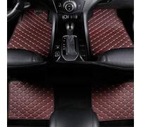 4pcs Custom Car Leather Floor Mats for BMW X5 2018-2023 G05(RHD), Custom Front Rear Row Floor Liners Foot Pad Non Slip Waterproof Protector Accessories,B/Coffee
