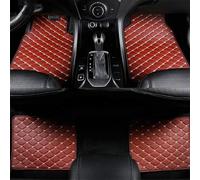 4pcs Custom Car Leather Floor Mats for Chevrolet Seeker 2022-2023(RHD), Custom Front Rear Row Floor Liners Foot Pad Non Slip Waterproof Protector Accessories,D/Orange