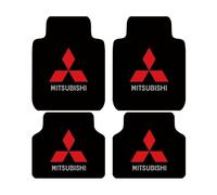 4pcs Custom Leather Car Floor Mats For Mitsubishi L200 2015-2021, All Weather Front Rear Row Auto Carpet Waterproof Protection