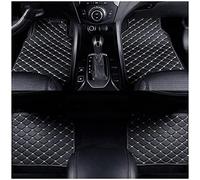 4pcs Custom Leather Car Floor Mats For Nissan Qashqai 2008-2010 2011 2012 2013 2014 2015, All Weather Front Rear Row Auto Carpet Waterproof Protection Interior Accessories,F-BlackBeige