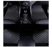 4pcs Custom Leather Car Floor Mats For Peugeot 3008 GT Line 2019-2021(RHD), Front Rear Row Carpet Cover Mat All-Weather Protection Mat Interior Accessories,E/Black-beige