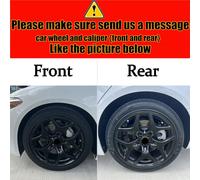 4pcs Custom Made Aluminium Brake Caliper Covers for TOYOTA VELLFIRE Accessories (Grey, Contact us for size confirmation)