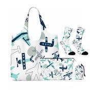 4Pcs Cute Airplane Gifts for Women Girls Airplane Lover