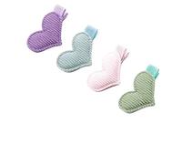 4pcs Cute Children's Love Headband for Girls Tied Ponytail Rubber Band Headband(Mix)